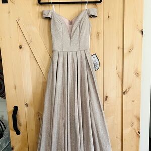 Elegant Dark Champagne Gown